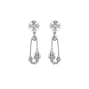【 Customized 】 Original design of the Saint Scar Badge Series earrings, a light luxury, high-end, sweet and cool style earpiece for women Item Picture